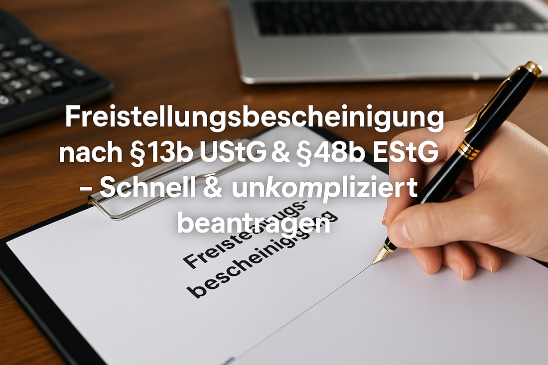 Freistellungsbescheinigung Bau beantragen Steuerberater